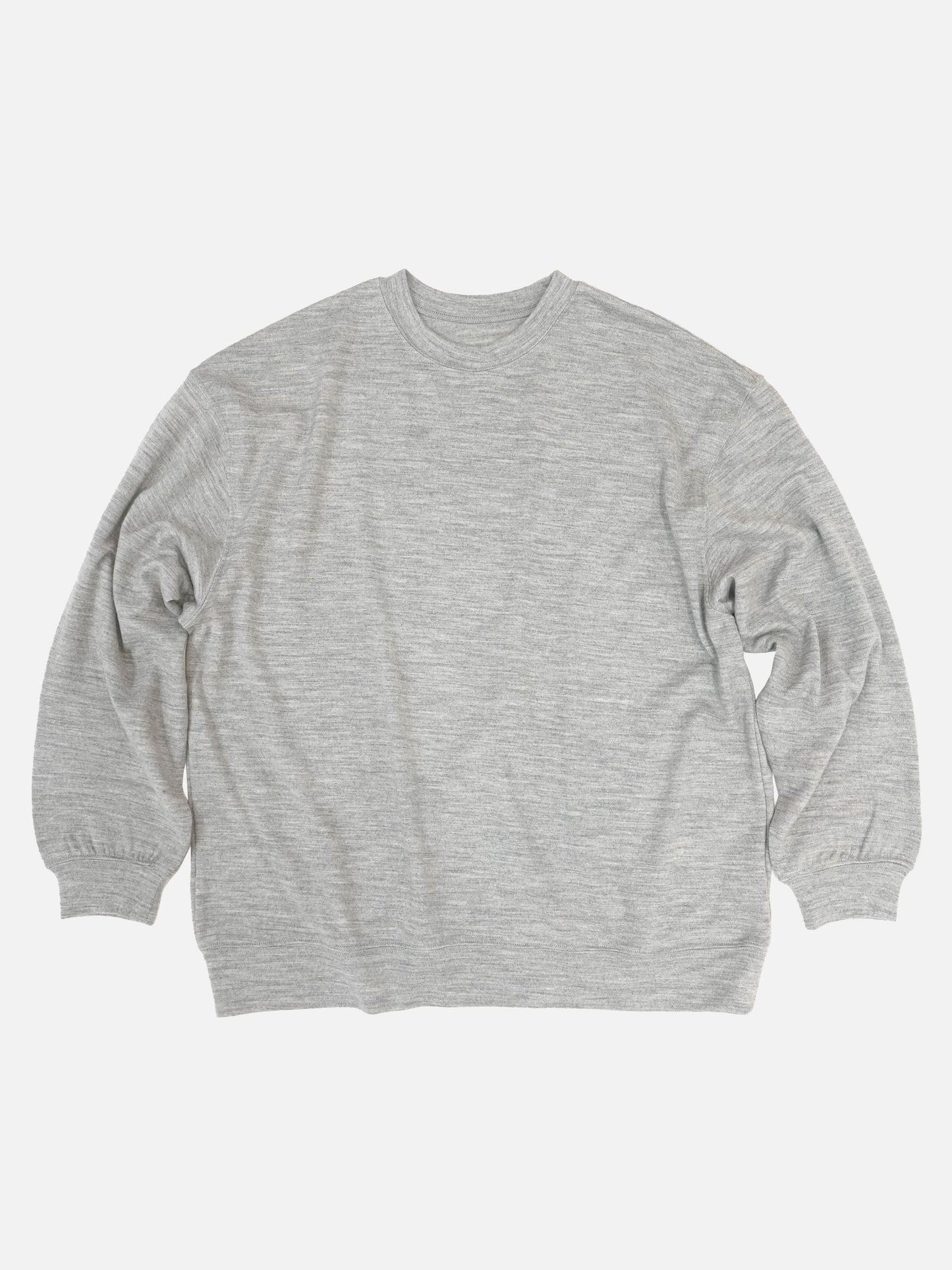 Wool Oversized Sweat - GRAY