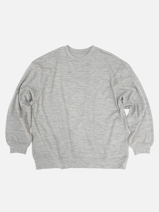 Wool Oversized Sweat - GRAY