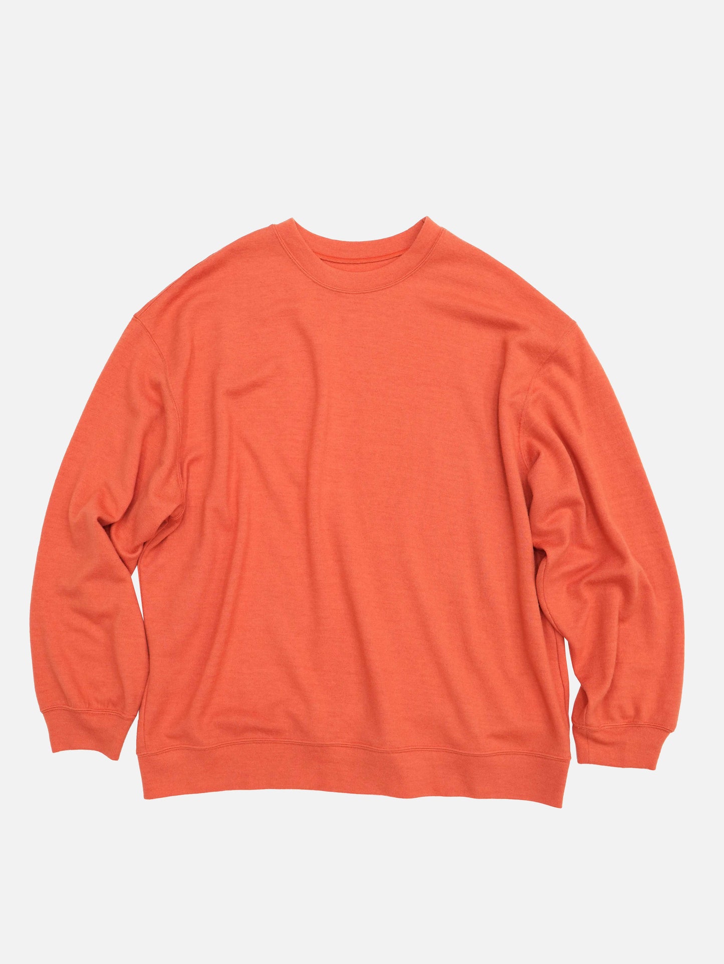 Wool Oversized Sweat - Orange