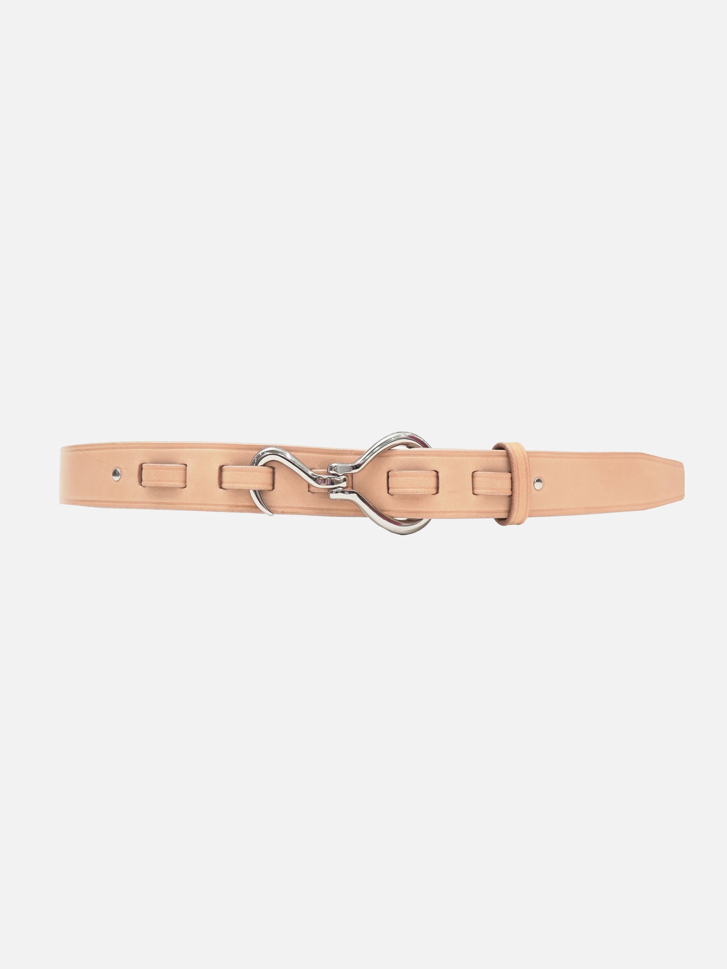 HOOF PICK BUCKLE BELT -BEIGE